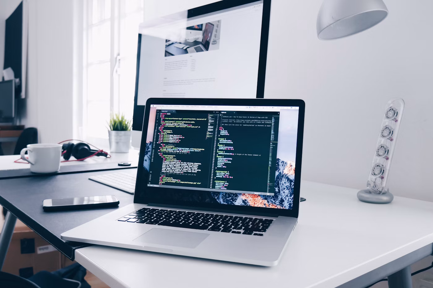 Modern website design and development